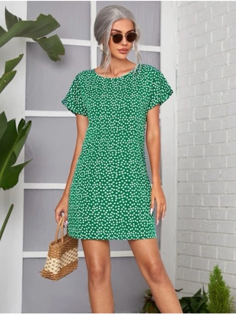 Floral Print Cute Spring Summer Dress